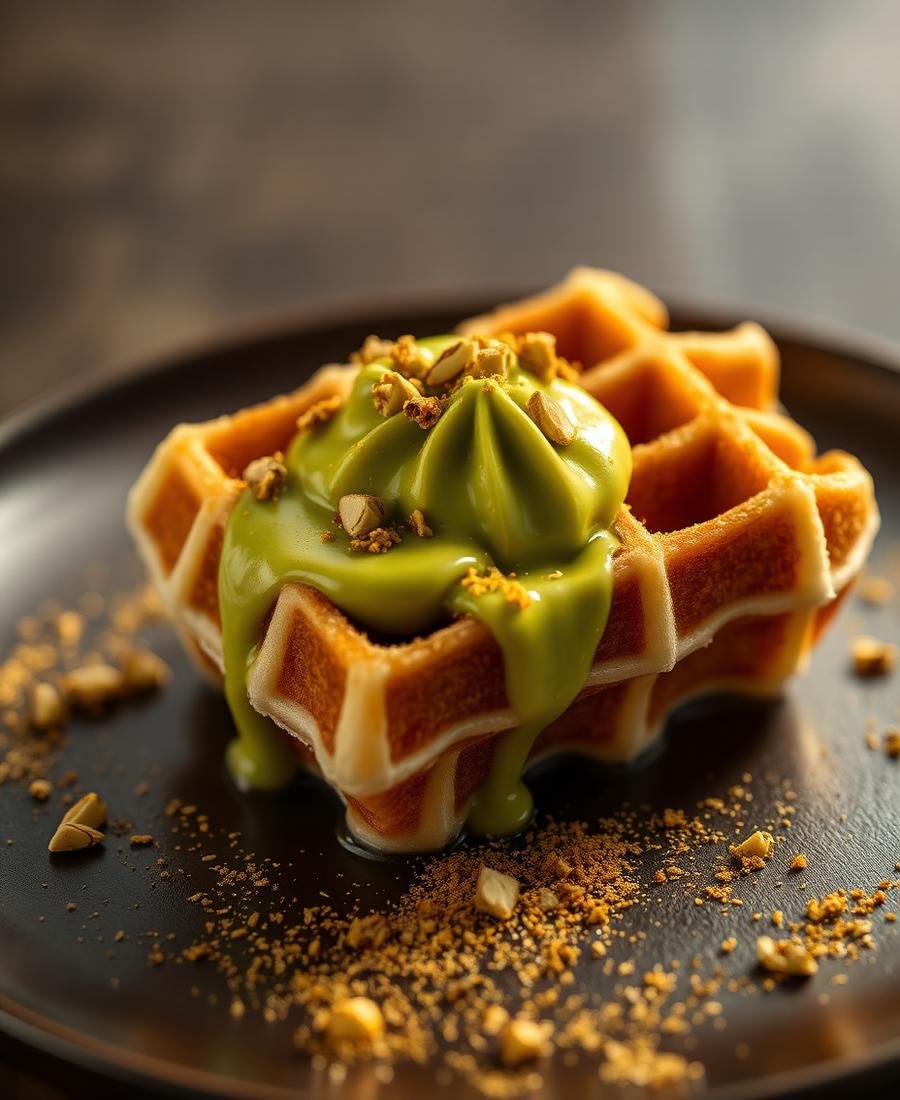 Pistachio Waffle